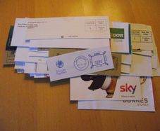 Big lot of cut pieces with Irish postmarks
