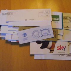 Big lot of cut pieces with Irish postmarks