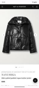 Nanushka vegan leather jacket
