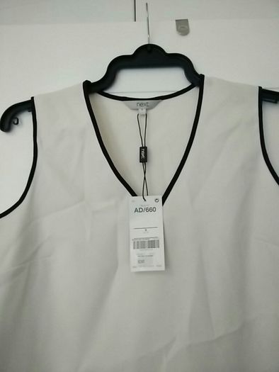 Next Sleeveless Cream Blouse BNWT