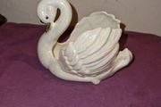 Porcelain Swan ornament
