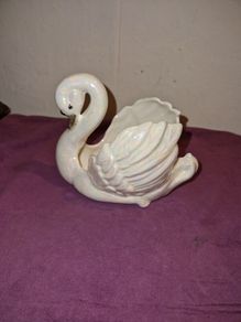 Porcelain Swan ornament