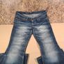 womens Levis 544 04 low waist flared bootcut blue denim jeans SIZE W 30 L 30 zip fly bell bottom A1 Image 4