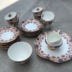 Royal Tara Carina Bone China 21 piece Tea Set -