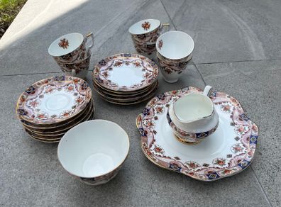 Royal Tara Carina Bone China 21 piece Tea Set -
