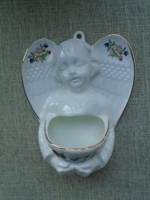 Royal Tara Angel Holy Water font, Royal Tara,  Holy Water Font, Home decor. Fine Bone China,