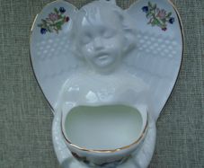 Royal Tara Angel Holy Water font, Royal Tara,  Holy Water Font, Home decor. Fine Bone China,