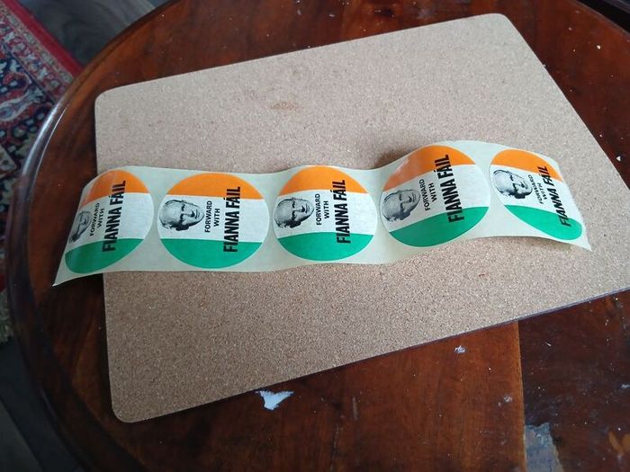 FIANNA Fail stickers ,1970's
