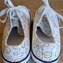 Canvas Daisy Trainers - Size 4 Image 5