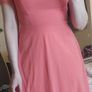 Asos peachy orange chiffon dress Image 2