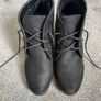Black Suedette Lace Up Ankle Boots Size 5! Image 3