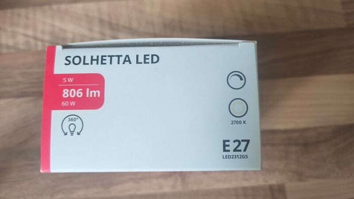 Light LED Bulb Warm White E27