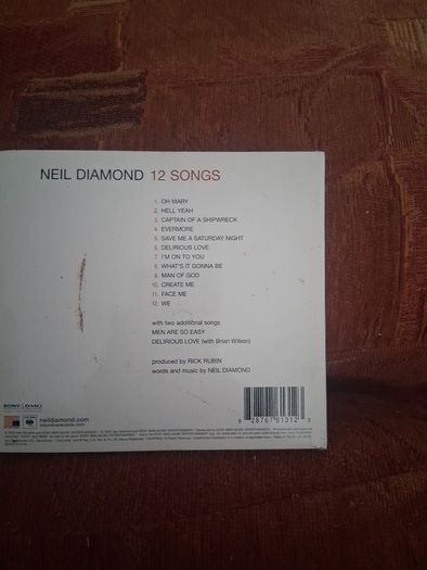Cd Neil Diamond 12 Songs