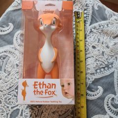 Ethan the fox. baby teether