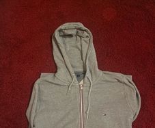 tommy hilfiger grey hoodie