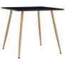 3 Piece Dining Set Plastic Turquoise Image 2