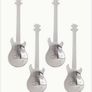 Stainless Steel Guitar Spoons, set of 4. Image 5