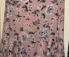 Primark Pink Floral Blouse Top with Tie Back