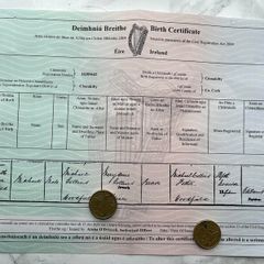 Michael Collins - Irish Hero - Birth Certificate - FREE POSTAGE