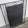 Mirror in a black metal frame Image 2