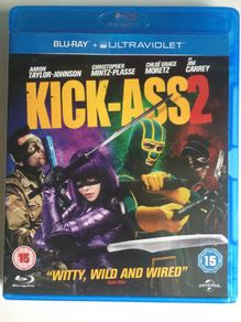 Kick-Ass 2 [2013] Chloe Grace Moretz, Aaron Taylor-Johnson, Christopher Mintz-Plasse & Jim Carrey [Blu-ray Movie]
