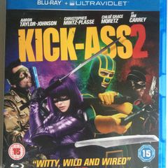 Kick-Ass 2 [2013] Chloe Grace Moretz, Aaron Taylor-Johnson, Christopher Mintz-Plasse & Jim Carrey [Blu-ray Movie]