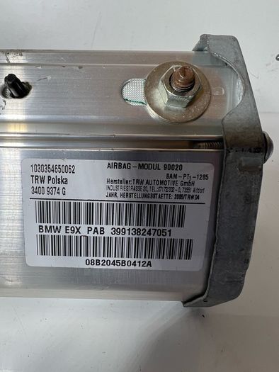 Bmw 3 Series  E90 E91 E92 E93 Srs Module 399138247051 Left Passenger  2009 A1l2b614s