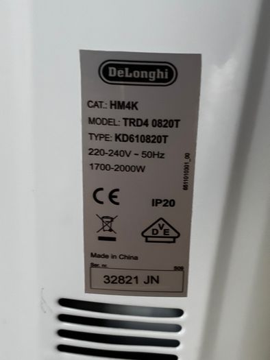 delonghi dragon oil filled radiator TRD4 0820T