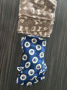 2 dog blankets