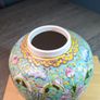 Chinese turquoise-ground famille rose porcelain ginger jar Image 3