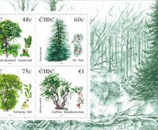 2006 Ireland Fauna & Flora (Native Trees) Commemorative Stamps Miniature Sheet Mint Never Hinged (MNH)
