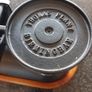 Heavy vintage cast iron kitchen weighing scales - unused Image 2
