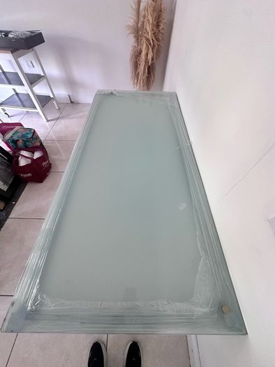 glass dining table