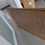 Large wooden framed mirror Image 2