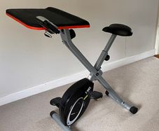 Foldable Ultrasport F-Bike with Laptop Stand
