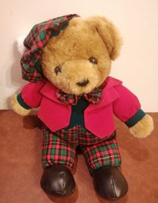 Vintage Tartan Teddy Bear (1990)