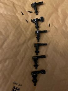 Stratocaster machine heads tuners 6 line electric guitar Jackson esp Ibanez charvel telecaster Fender parts accessories