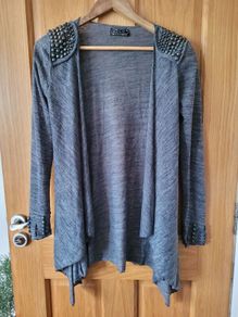 USCO Studded Shoulder Cardigan