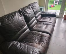 Leather recliner Sofa 3 seater
