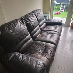 Leather recliner Sofa 3 seater