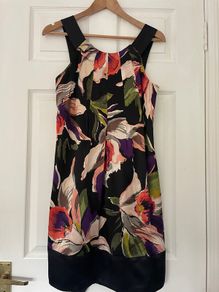 Ted Baker Silk Floral Print Lambey Dress - Size 2 -- UK10