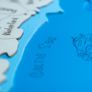 Handmade Wooden Map of Ireland - Layered Wood - Engraved with 32 Counties - Framed Wall Art Image 8