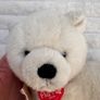 Pia Pia Club by Heinrich Bauer Germany white Bear Plush approx. 19 cm. Used Please see photos Image 5