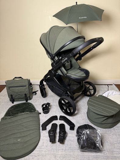 As NEW icandy Peach 7 travel system