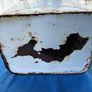 Vintage white enamel bread bin Image 8