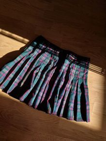 Unworn Superdry Checkered Skirt- Moving Sale