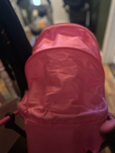 pink stroller