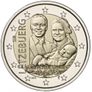 Luxembourg 2 Euro Commemorative Coin 2020 - The Birth of Prince Charles  BU. Coincard. Mintmark - Bridge. Image 3