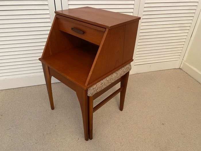 Mid Century Chippy Telephone Table