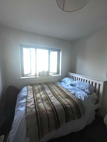 White Wooden Bed frame - Double